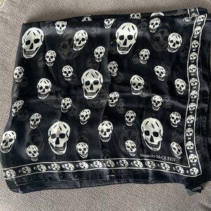 Alexander McQueen Silk Skull Scarf